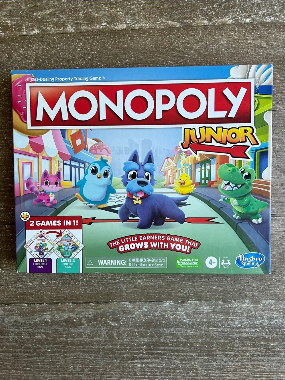 EUC Monopoly Junior Board Game (2 in 1 Game)